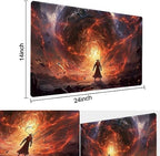 MTG Playmat - Non-Slip Backing Printing, Ideal for Card Game Enthusiasts TCG Playmat (Dimensional Sword Art-No Deck)