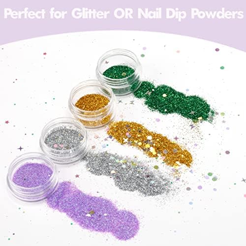 5 Gram Sample Containers with Lids, 200 Count 5ML Sample Jars, Empty Cosmetic Containers with Lids, Small Makeup Travel Containers for Glitter, Lotion, Cream, Beads, with Labels, Mini Spatulas