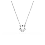 Swarovski Ariana Grande Angelic Crystal Heart Pendant in Rhodium Finish - Part of the Ariana Grande x Capsule Collection