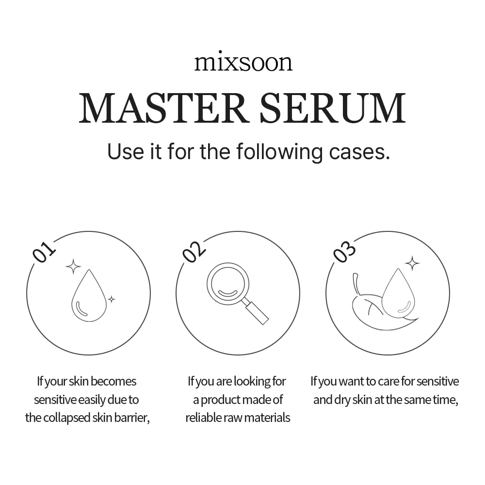 Master Serum Moisturizing Serum - Intensive Moisturizing, Lightweight Formula for Radiant Skin 60ml / 2.02 fl.oz. Korean Glass Skin Care