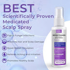 Neoketramin Antifungal & Anti-Dandruff Scalp Spray for Dry and Itchy Scalp | Soothes Psoriasis, Ringworm, & Folliculitis | Builds with Tea Tree Oil, Paraben Free, Sulphate Free for Scalp Treatment