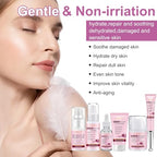 Christmas Gifts for Women,Skin Care Set,Anti-Aging Moisturizing Repair Soothing Snail Mucin Serum Facial Skin Care Routine Kit for Sensitive Dull Skin & Fine Lines,Skincare Gift Set Teenage Teen Girl
