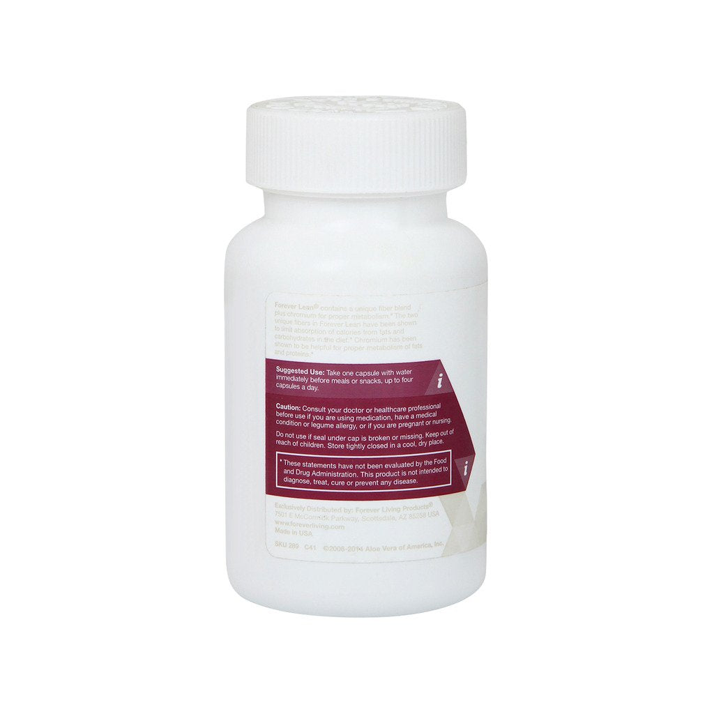 Forever Living - Forever Lean® - Vegan & Gluten-Free Support Healthy Nutrition Supplement, Blocks Calorie Absorption from Fats & Carbs - 120 Capsules