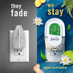 Febreze Odor-Fighting Fade Defy PLUG Air Freshener, Mountain, Ocean, Amber, 3 Ct, 0.87 fl oz Each Pack of 2