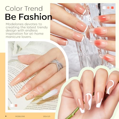 Modelones Cover Nude Blush Acrylic Powder, 4.23oz/120g Acrylic Powder Large Capacity Professional Acrylic Nail Powder Polymer for 3D French Nail Manicure Extension Nail Carving