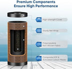 PUREPLUS 5 Micron 10" x 4.5" Whole House Coconut Shell Activated Carbon and KDF Water Filter, Heavy Metal Removal Replacement Water Filter, Compatible with GXWH40L, GXWH35F, BB10, CTO10BB-KDF, 3 PACK