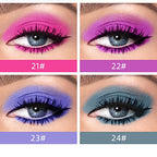 MAEPEOR Matte Liquid Eyeshadow 8 Colors Colored Smooth Creamy Eyeshadow Set Lightweight High-pigmented and Waterproof Long Lasting Matte Eyeshadow (Matte Colored, 8Colors Set 3)