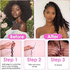 Human Braiding Hair for Boho Braids 22 Inch 110g 2 Bundles/Pack Deep Wave Boho Hair for Braiding 12A Curly Brazilian Virgin Hair Extensions No Weft Knotless Bulk Braids