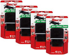 Tomcat Rat Snap Trap, for Home and Farm Use, Kills Rats, Removable Bait Cup, Easy-Set Features, 4-Pack