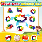 12PC Sensory Travel Toys Pack for Toddler 3 4 5 Year Old Quiet Airplane Travel Activities Essential with Icd Writing Tablet Suction Cup Color Sorting Toy for Kid ADHD Autistic Fidget Gift