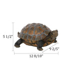 Danmu 1Pc of Polyresin Tortoise Statue 12 9/10" x 9 2/5" x 5 1/2"