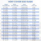 10 x 6 Inch [Duct Opening] Air Vent Covers for Wall or Ceiling - High Airflow 2 Way Steel Ventilation - Adjustable Wall/Ceiling Register, 11-3/4 Inch x 7-3/4 Inch [Overall Dimensions]