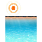 FAMIROSA Rectangular Pool Cover, Solar Cover for In-Ground and Above-Ground Pools, Pool Cover Protector, Heat Retaining Blanket, Floating Solar Pool PE Film with Air Chambers,118.1" x 78.7",Black