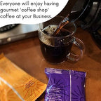 Sarasota Coffee Ground Packets | Gourmet Flavored Medium Roast Grounds Packs | Jamaican Me Crazy | Low Acid Mold Free Individual Single Pot Pouches for 12 Cup Coffee Maker | 2 Ounce Bags, 12 Count