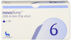 Novofine Needle 0.25 x 6 mm 32 g C100, Pack of 1
