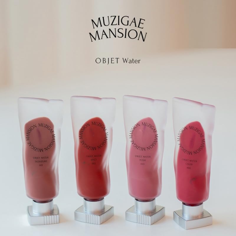 Objet Water Lip Stain Matte Lipstick – (Watery to Blurry Tint), Long-Lasting, Hydrating, Waterproof Wear – K-Beauty Liquid Lipstick for Women, Bold Red Tinted Gloss (006 BEHIND)