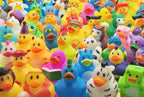 Assortment Rubber Duck Toy Duckies for Kids, Bath Birthday Gifts Baby Showers Classroom Incentives, Summer Beach and Pool Activity, 2" (400-Pack)
