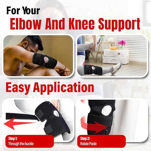 100% Medical Grade Red Light Therapy for Knee Pain Relief, Adjustable 850nm Near Infrared 660nm Red Light Wrap, Heated Knee Brace Device For Stiffness, Recovery and Joint Support