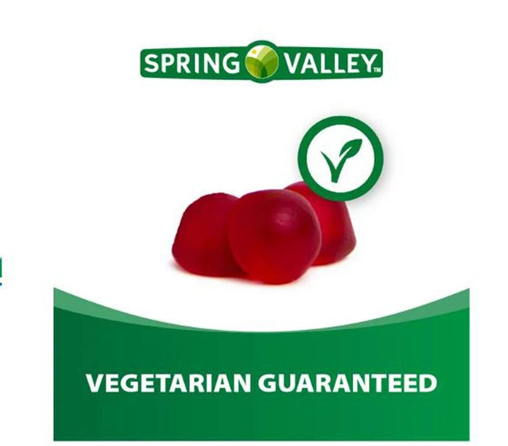 Spring Valley Brain Health Vegetarian Gummy Supplements, 60ct