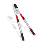 GARTOL Heavy-Duty Extendable Loppers, 28"-41" Telescopic Tree Trimmer, Double Ratcheting Branch Cutter, Anvil Lopper for Thick Branches, Cuts 2" Dry Wood
