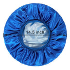 2pcs Bonnet for Men, Bonnets for Women, Satin Silk Hair Bonnet for Sleeping, Reversible Double Layer Wide Band Sleep Cap for Curly Hair Braids