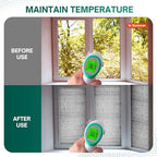 Window Insulation for Summer Heat, Reflective Insulation Roll 59 in X 99 in, Double-Sided Aluminum Foam Core Radiant Barrier Kit with Tape for RV Windows Garage Door