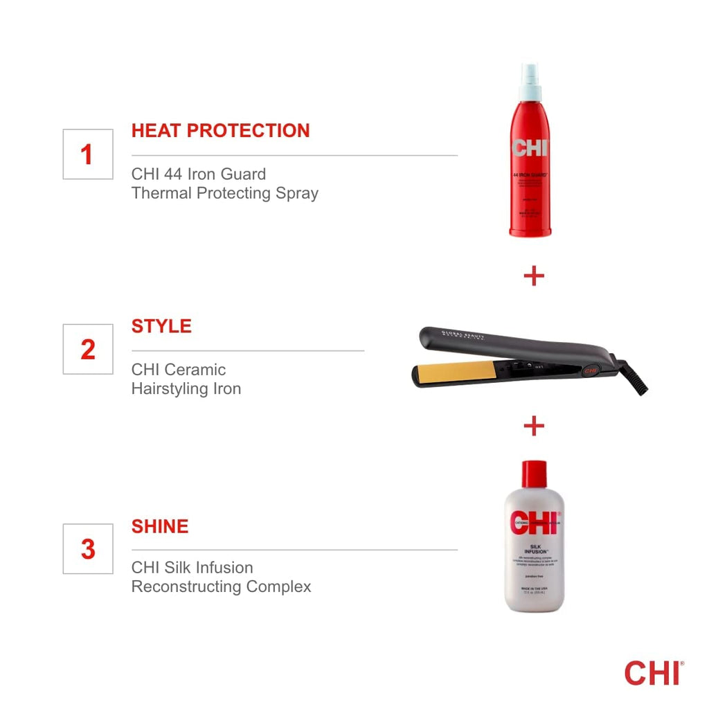 CHI Original 1" Ceramic Hair Straightener Flat Iron for Styling