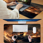 for MTG Game Playmat, for Magic TCG Rubber Play mat,Tabletop Card Playmats with Smooth Surface,Trading Card Inked Game Mat,Battle Game,Pirate Ship