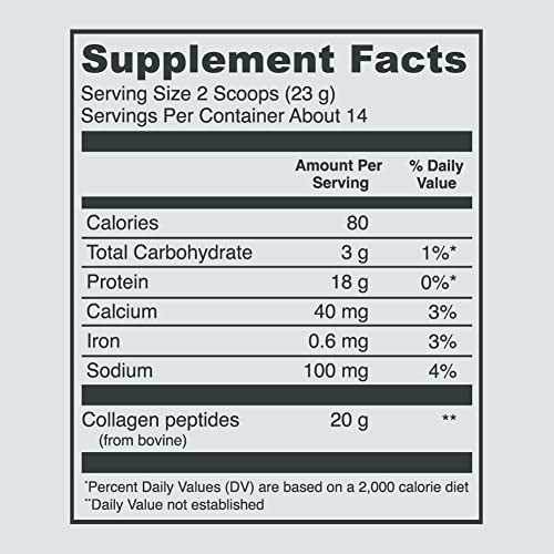 Vital Proteins Collagen Peptides Powder, Helps Support Healthy Hair, Skin, Nails, Bones and Joints - Vanilla 11.5 oz