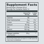 Vital Proteins Collagen Peptides Powder, Helps Support Healthy Hair, Skin, Nails, Bones and Joints - Vanilla 11.5 oz