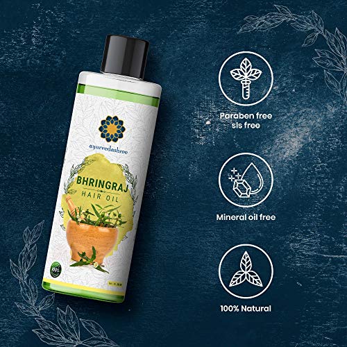 Hair Oil 6.76 fl oz., with Bhringraj, Amla Extract, Kalonji, Seasme, Avacado, Walnut, Thyme, Jajoba , Grape Seed & Coconut Oil 200 ml