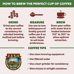 Java Planet Low Acid Coffee, Guatemalan Organic Coffee Beans, Smooth Full Flavored, Single Origin: Whole Bean Medium Roast - Smithsonian Bird Friendly 2-1LB Bags