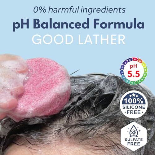 Muun Ginger Rosemary & Rice Water Shampoo Bar Pack 3 - Hair Growth, Thickening, Strengthening, Anti Hair Loss, Volumize & pH Balanced - Sulfate & Silicone Free For All Hair Type