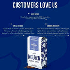 Nguyen Coffee Supply - Saigon Robusta & Arabica Blend: Dark Roast Premium Whole Coffee Beans, Vietnamese Single Origin, Direct Trade, Low Acid, High Caffeine, Roasted in Brooklyn [5 lb Bag]