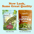 Food to Live Organic Raw Pepitas, 4 Pounds — Non-GMO, Pumpkin Seed Kernels, Unsalted, No Oil, No Shell, Vegan, Kosher, Bulk. Keto Snack.