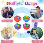 Fidget Toys Adults, 4PC Fidget Spinner Kids Set, Sensory Toys for Teens Ideal Gifts Quiet Cool Gadget for Men Boys Girls, ADHD Autism Stress Relief Finger Tools