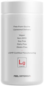 Codeage Liposomal Glycine+ – 1,500 mg Free-Form Glycine Supplement with Liposomal Delivery, Amino Acid Support, 2-Month Supply – 180 Capsules