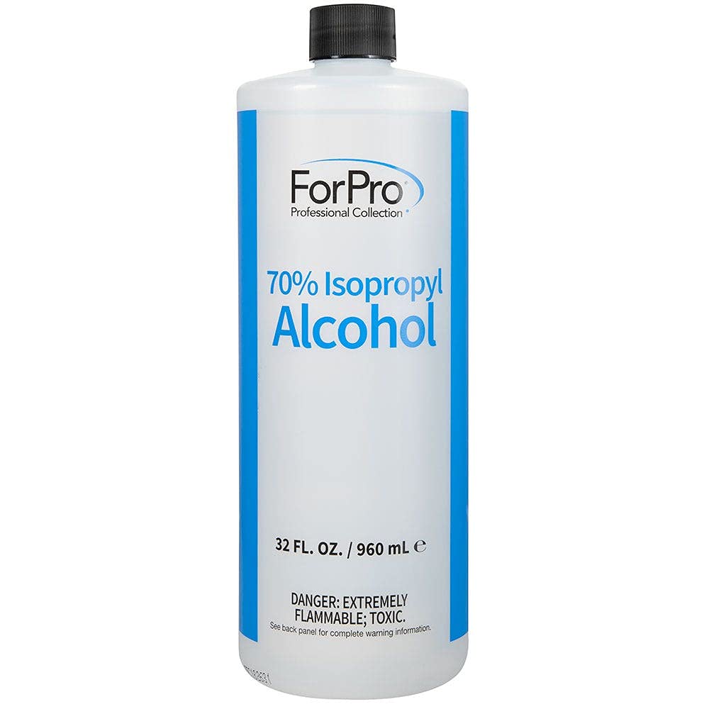 ForPro Professional Collection 70% Isopropyl Alcohol (IPA), Pure & Unadulterated Concentrated Alcohol, 1 Gallon, 32 Fl Oz (Pack of 4)