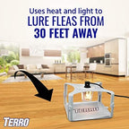 Terro T230 Indoor Electric Flea Trap and Killer - Refillable Flea Traps for Inside Your Home