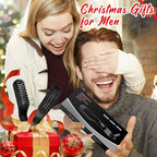 Beard Straightener for Men,Premium Heated Beard Brush w/Anti-Scald Feature,Beard Straightening Comb Unique Stocking Stuffers Gifts for Men Him Dad