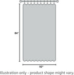 MIULEE 100% Blackout Linen Curtains for Bedroom 52x84 Inches Natural Beige