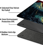 Playmat for MTG, with Free Storage Bags,Game Mat 24 x 14 inches, TCG and Board Game Mat for Cards,Mousepad Desk Mats (Regular,Magic Mat 9)