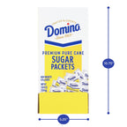 Domino® White Sugar Packets, 400 Count Dispenser Box, 0.10 oz Each