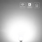Lepro 100W Equivalent LED Light Bulbs, 14W 1500 Lumens Daylight White 5000K Non-Dimmable, A19 E26 Standard Base, 10000 Hour Lifetime, Pack of 3