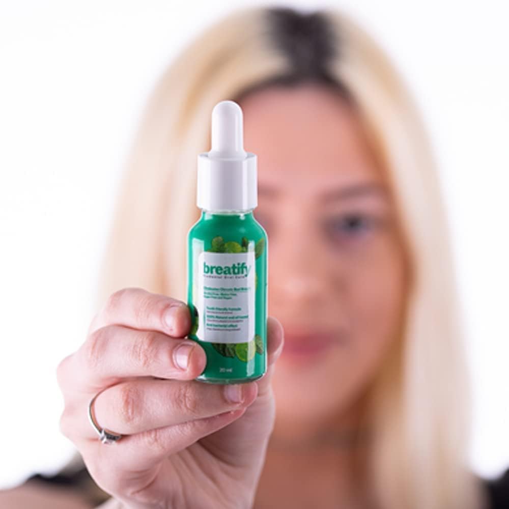Breatify Bad Breath Eliminating Serum – Bad Mouth Smell Removing Drops – Easy to Carry and Handy Fresh Breath Oil-serum, 20 mL, 0.68 Oz (Pack of 3)