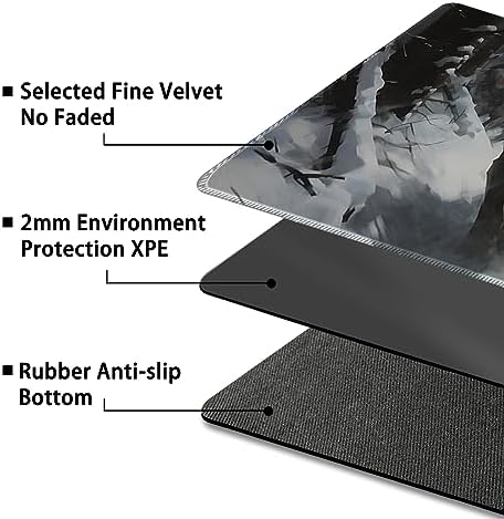 Playmat for MTG, with Free Storage Bags,Game Mat 24 x 14 inches, TCG and Board Game Mat for Cards,Mousepad Desk Mats (Regular,Magic Mat 5)