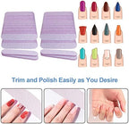 Nail Files (100 Pack), 3.6 Inches Emery Board Nail Files for Acrylic and Natural Nails, 100/180 Grit Small Double Sided Fingernail Filer Bulk Mini Professional Finger Nail Filer Manicure Set Gray