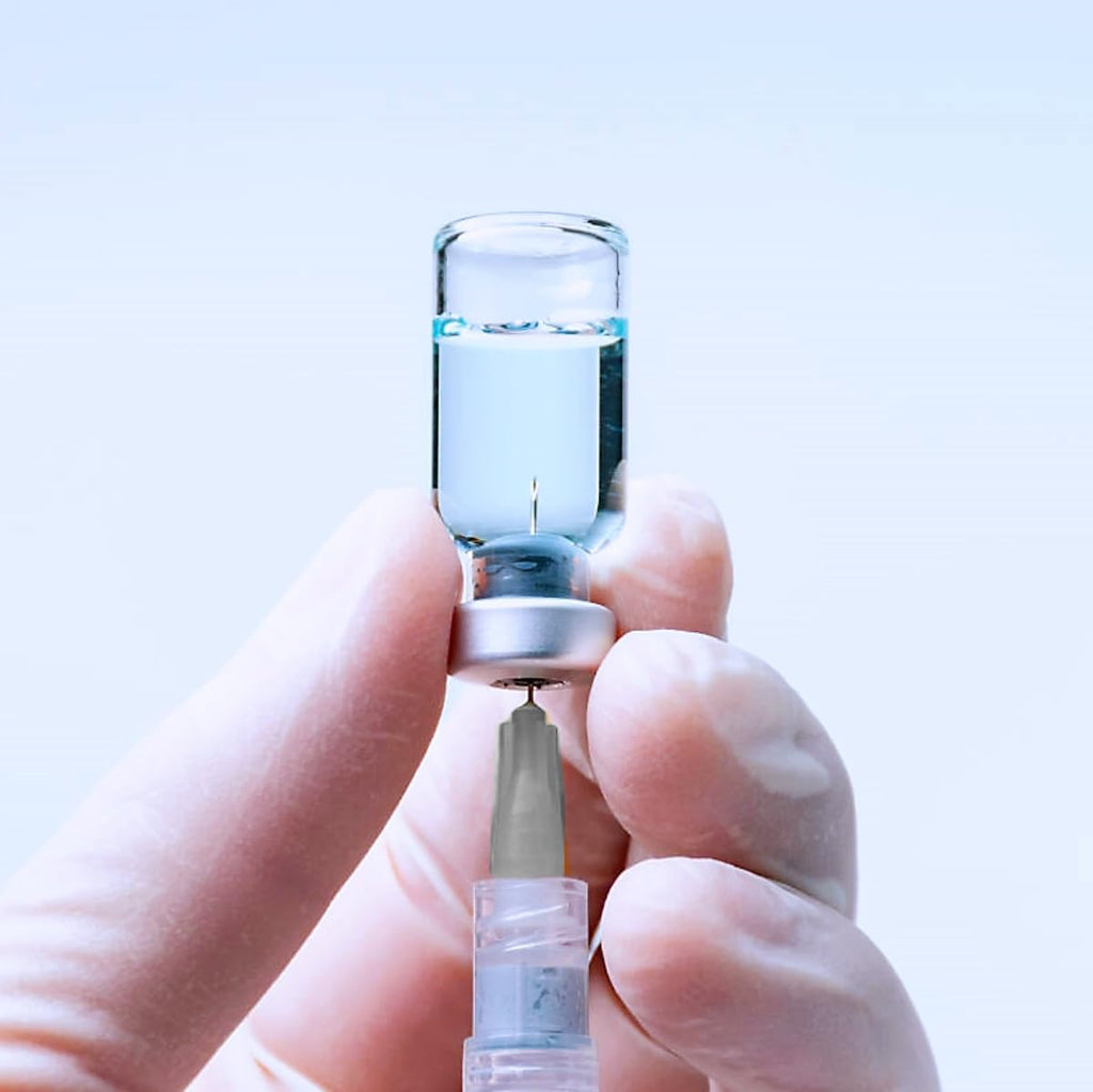 50 Pack Luer Lock 1ml 27Ga - 1 Inch Sample Measuring Syringe Lab Supplies, Individually Sealed Wrapped