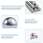 Breezliy 200 pcs Paint Mixing Balls Stainless Steel Mixing Agitator Balls for Mixing Model Paints，5.5mm/ 0.22”。