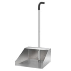 32In Extra Large Dust Pan with Long Handle,Heavy Duty Metal Dust Pan for Jumbo Debris Pan-Commercial Stand up Dustpan,Wide Mouth Outdoor Dustpan for Courtyards/Garage/Sidewalks-Professional Cleaning